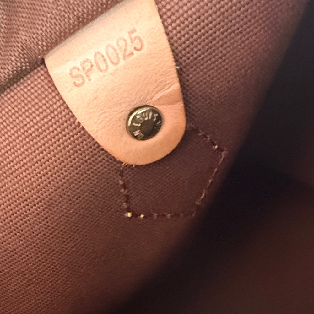 Louis Vuitton SP0025 Speedy 25 Brown Monogram Handbag - Picture 9 of 12